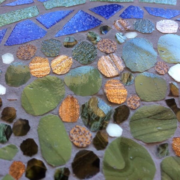Toad mosaic detail