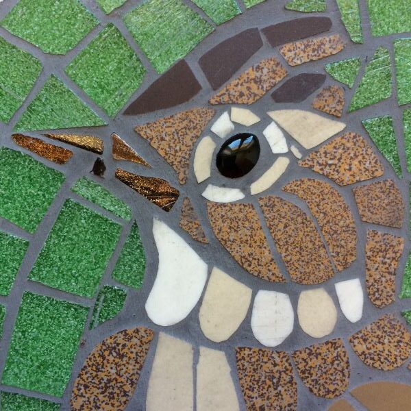 Skylark mosaic detail
