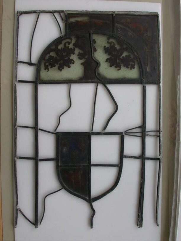 V&A panel during conservation